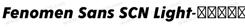 Fenomen Sans SCN Light字体转换